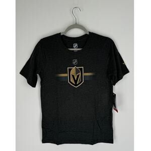 Fanatics NHL Youth Vegas Golden Knights T Shirt Size Large Heather Charcoal New